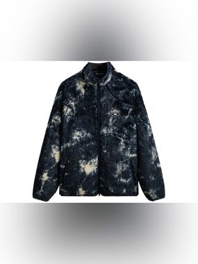 Kith x Columbia Ice Dye Sherpa Harper Jacket Nocturnal FW25 Full Zip Size XL